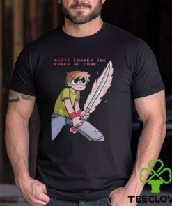 Scott Earned The Power Of Love Scott Pilgrim vs The World Takes Off Anime Netflix Series T Shirt