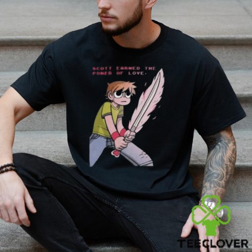 Scott Earned The Power Of Love Scott Pilgrim vs The World Takes Off Anime Netflix Series T Shirt