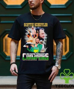 Scottie Scheffler 2024 Master Tournament Champions signature hoodie, sweater, longsleeve, shirt v-neck, t-shirt