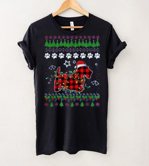 Scottish Terrier Dog Funny Xmas Ugly Sweater Christmas Shirt