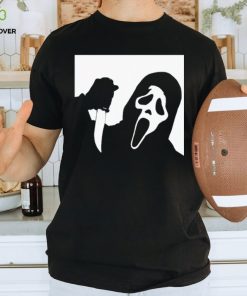 Scream Ghost Face black and white box shirt