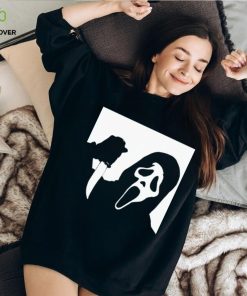 Scream Ghost Face black and white box shirt 1 Scream Ghost Face black and white box shirt