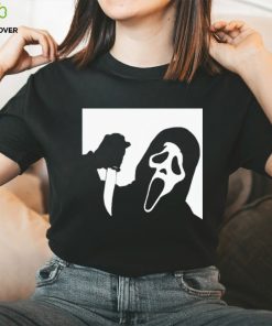 Scream Ghost Face black and white box shirt 2 Scream Ghost Face black and white box shirt