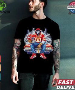 Scream Mask Face X Kansas City Chiefs Halloween shirt 2 Scream Mask Face X Kansas City Chiefs Halloween shirt