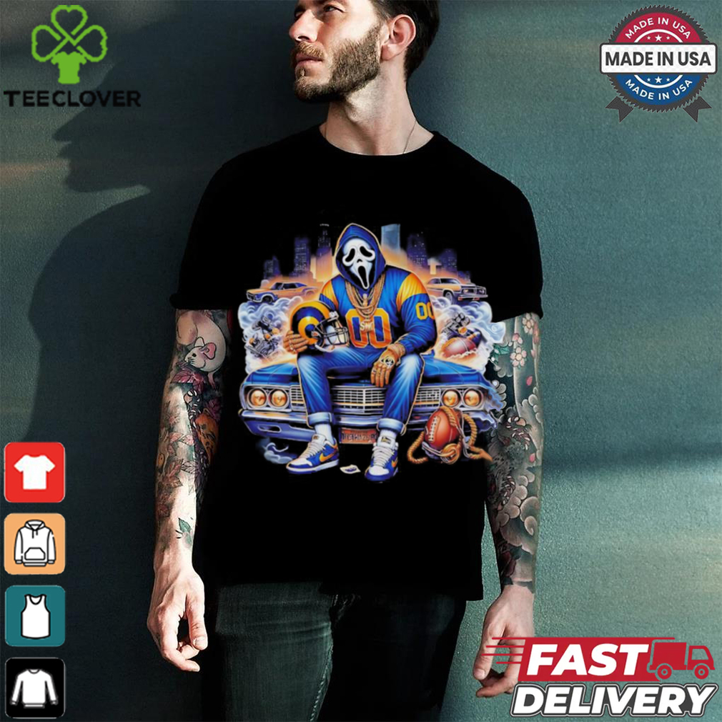 Scream Mask Face X Los Angeles Rams Halloween shirt Scream Mask Face X Los Angeles Rams Halloween shirt