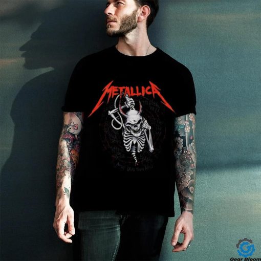 Screaming Skull Metallica Merch Pop Up Store Fan Gifts T Shirt