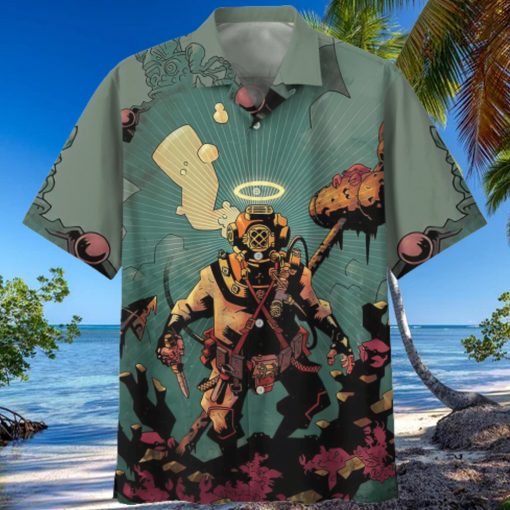 Scuba Diving Blue Awesome Design Unisex Hawaiian Shirt For Men And Women Dhc17062791