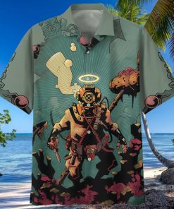 Scuba Diving Blue Awesome Design Unisex Hawaiian Shirt