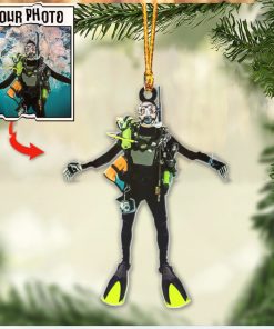 Scuba Diving Custom Photo Ornament