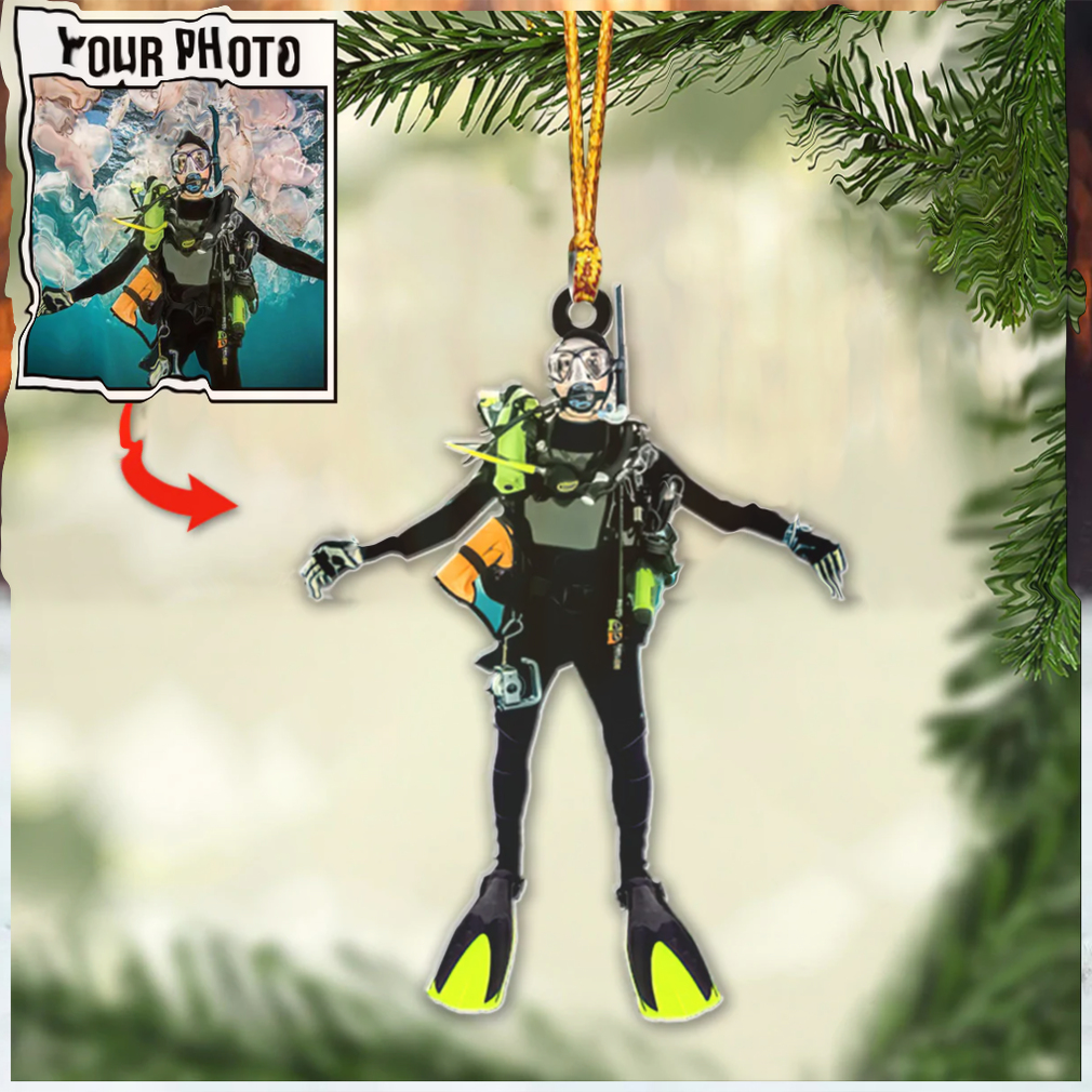 Scuba Diving Custom Photo Ornament Scuba Diving Custom Photo Ornament