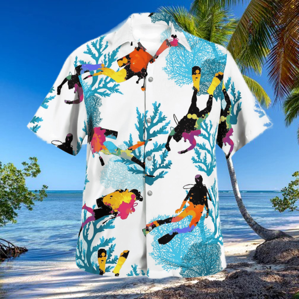 Scuba Diving Hawaiian Shirt Summer Gift Scuba Diving Hawaiian Shirt Summer Gift