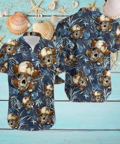 Scuba Diving Skull Aloha Hawaiian Shirt Style Gift For Men Women