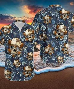 Scuba Diving Skull Aloha Hawaiian Shirt Style Gift For Men Women