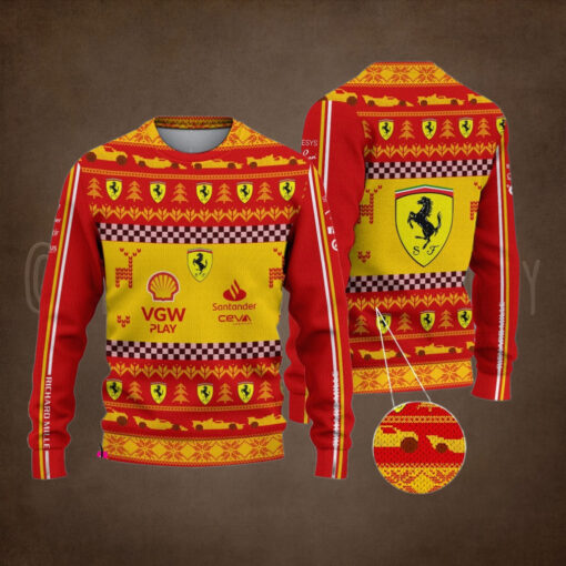 Scuderia Ferrari PURS1546 ugly sweater