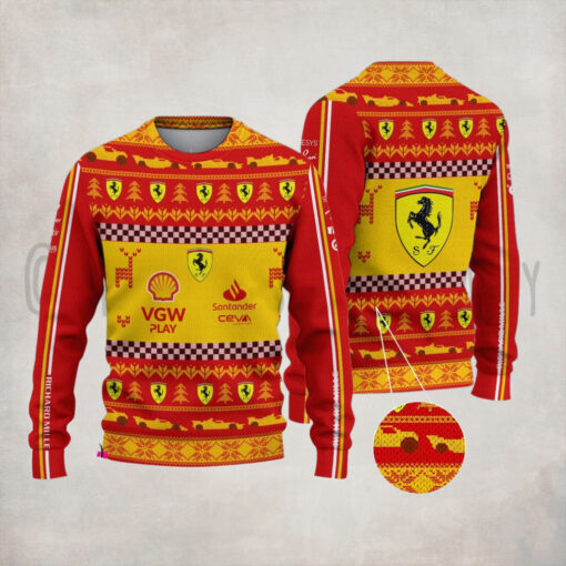 Scuderia Ferrari PURS1546 ugly sweater