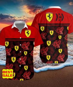 Scuderia Ferrari Style 5 Aloha Supercar Combo Hawaiian Shirt And Short hwaiian shirt