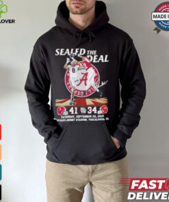 Sealed The Deal Alabama Crimson Tide 41 34 Georgia Bulldogs Shirt