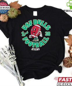 Sean Atkins 38 USF Bulls Football graphic shirt