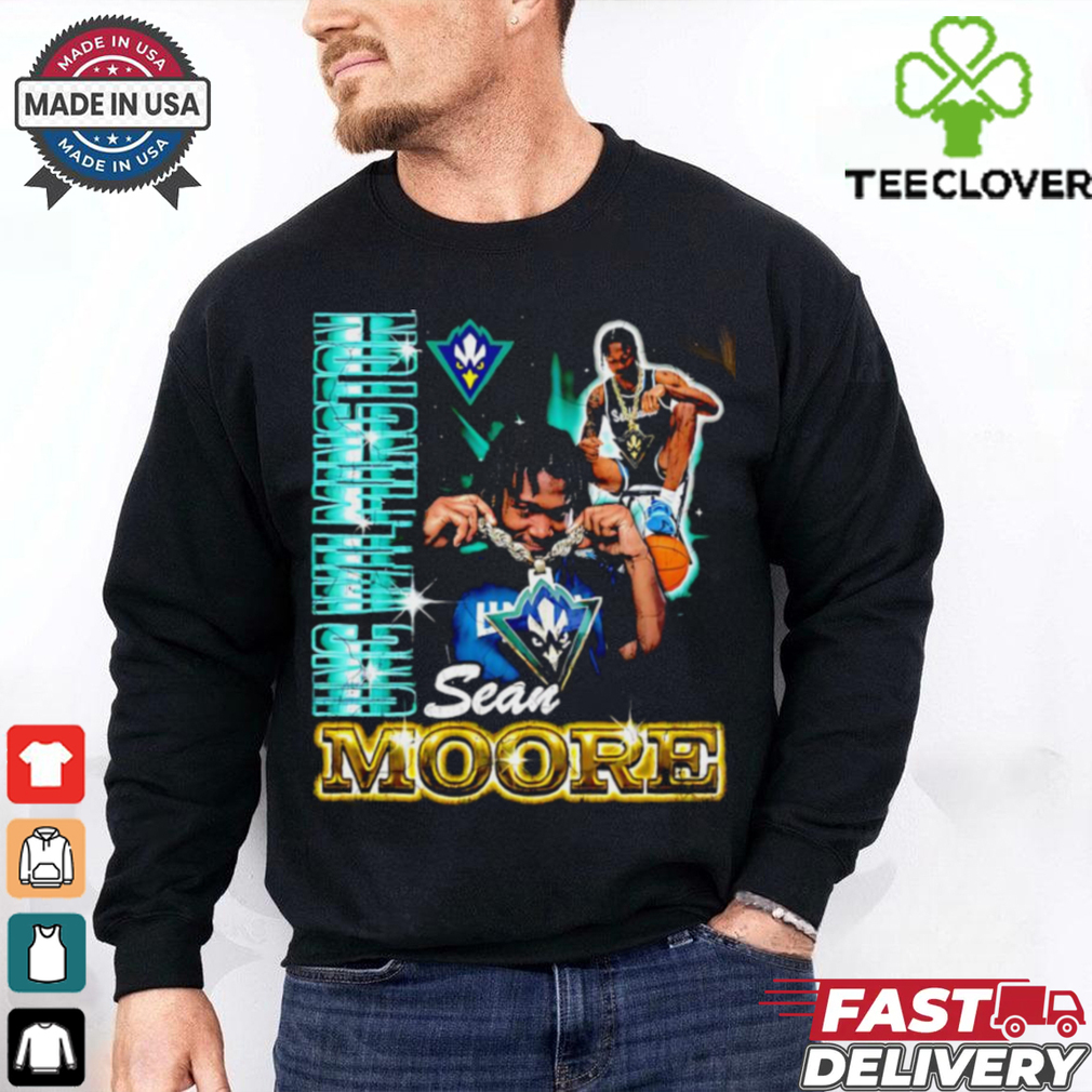 Sean Moore UNC Wilmington Seahawks graphic shirt Sean Moore UNC Wilmington Seahawks graphic shirt