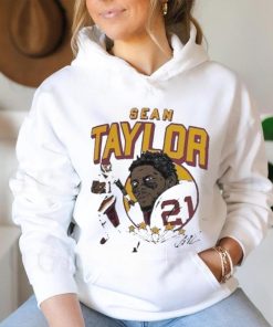 Sean Taylor Gray Washington Commanders Caricature Retired Player T hoodie, sweater, longsleeve, shirt v-neck, t-shirt