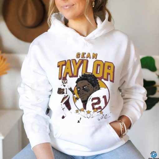 Sean Taylor Gray Washington Commanders Caricature Retired Player T hoodie, sweater, longsleeve, shirt v-neck, t-shirt