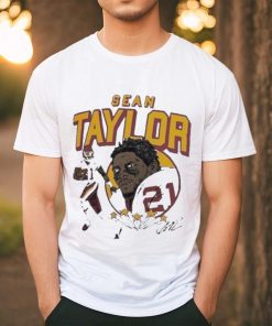 Sean Taylor Gray Washington Commanders Caricature Retired Player T hoodie, sweater, longsleeve, shirt v-neck, t-shirt