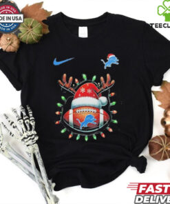 Season’s Grit ings Santa Detroit Lions Christmas shirt