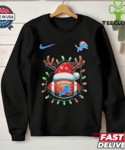 Season’s Grit ings Santa Detroit Lions Christmas shirt
