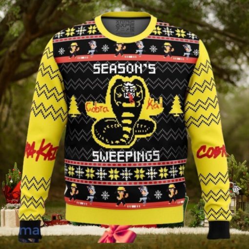 Season’s Sweepings Cobra Kai Ugly Sweater Christmas Style Gift For Men And Women