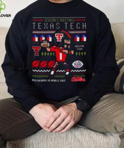 Season's greetings Texas tech red raiders Christmas oversized Shirt