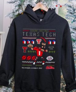 Season's greetings Texas tech red raiders Christmas oversized Shirt
