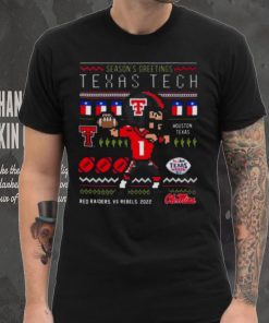 Season's greetings Texas tech red raiders Christmas oversized Shirt