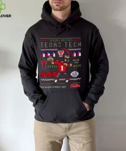 Season's greetings Texas tech red raiders Christmas oversized Shirt