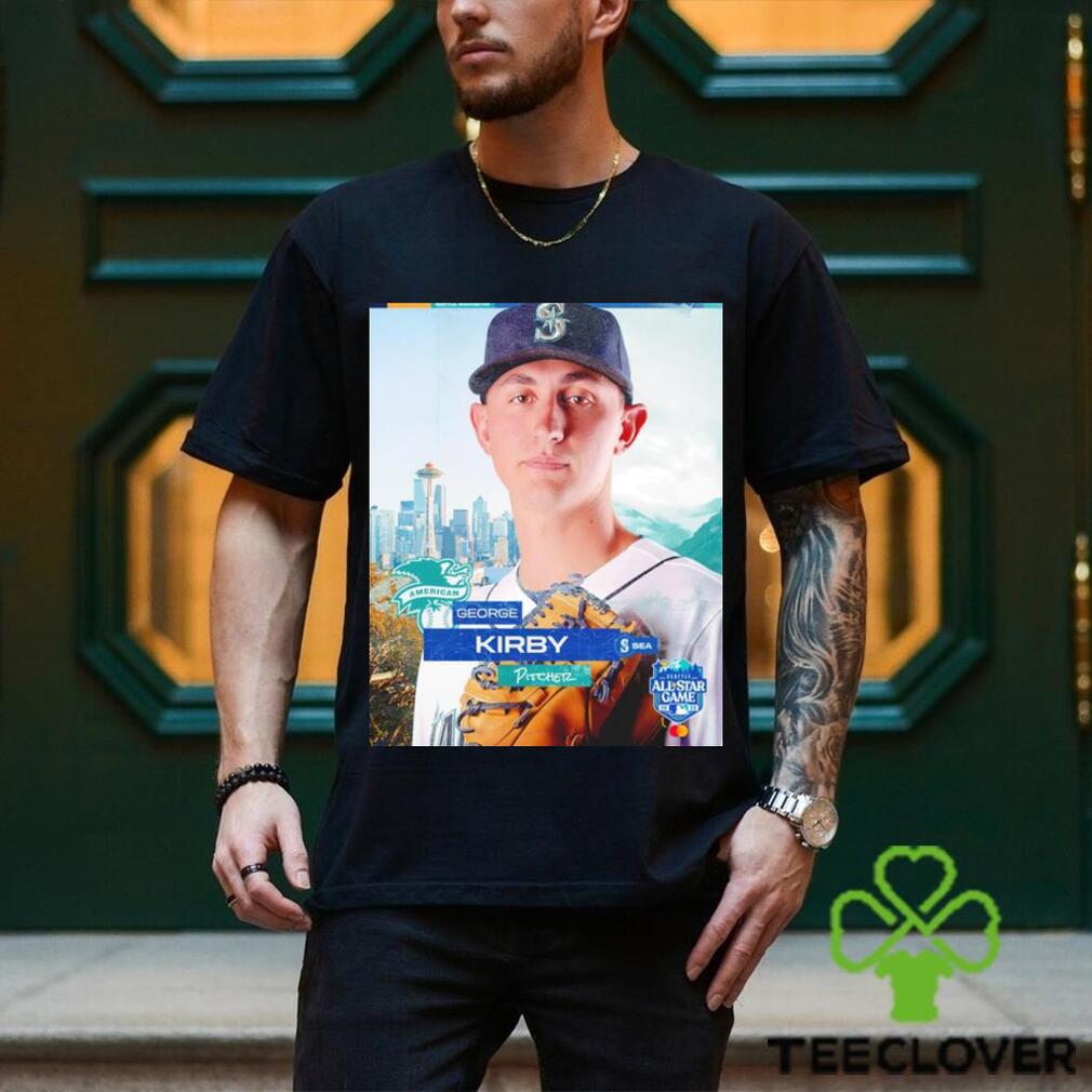 Seattle All Star Game 2023 George Kirby Pitcher poster shirt Seattle All Star Game 2023 George Kirby Pitcher poster shirt