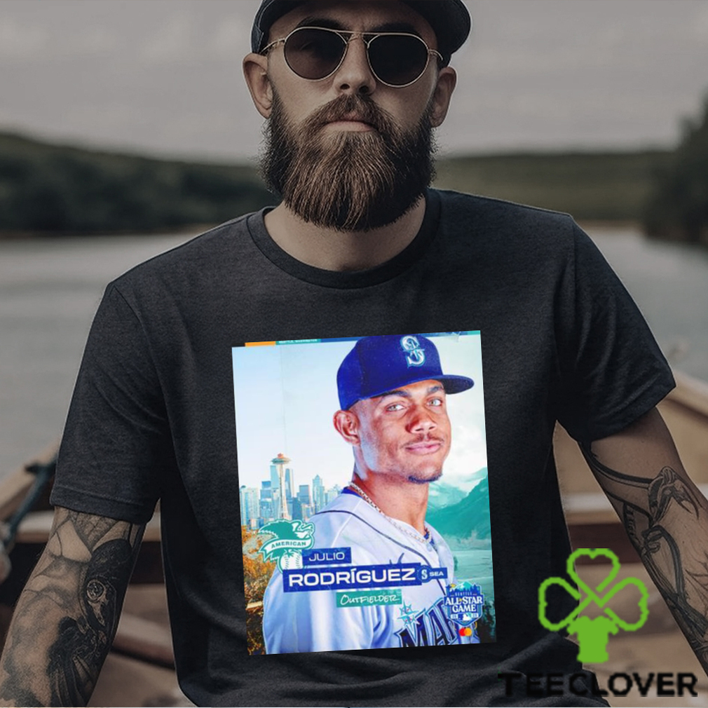 Seattle All Star Game 2023 Julio Rodriguez Outfielder poster shirt Seattle All Star Game 2023 Julio Rodriguez Outfielder poster shirt