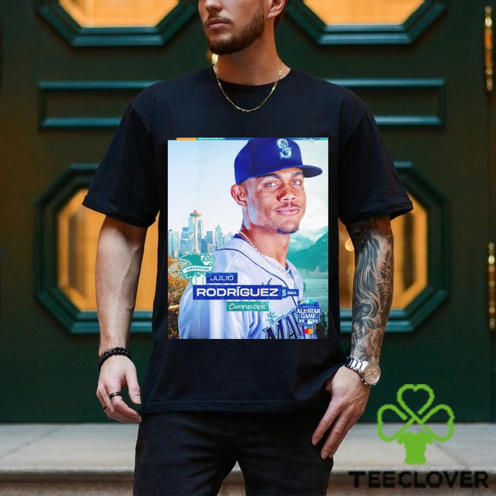 Seattle All Star Game 2023 Julio Rodriguez Outfielder poster shirt Seattle All Star Game 2023 Julio Rodriguez Outfielder poster shirt