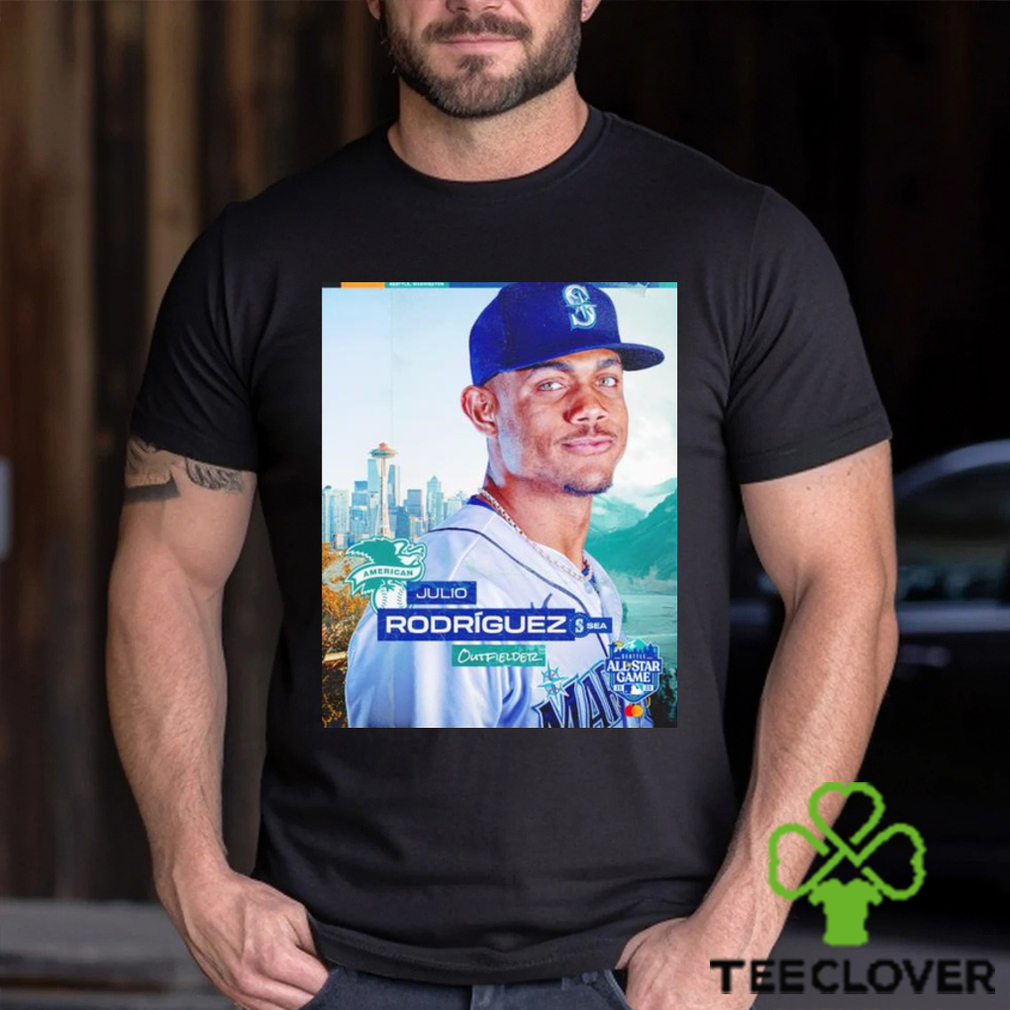 Seattle All Star Game 2023 Julio Rodriguez Outfielder poster shirt Seattle All Star Game 2023 Julio Rodriguez Outfielder poster shirt