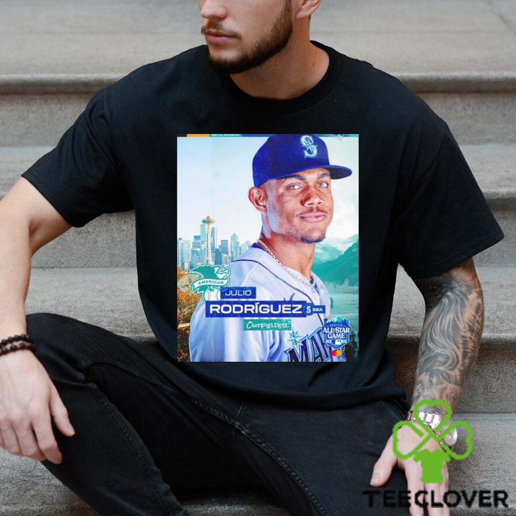 Seattle All Star Game 2023 Julio Rodriguez Outfielder poster shirt Seattle All Star Game 2023 Julio Rodriguez Outfielder poster shirt