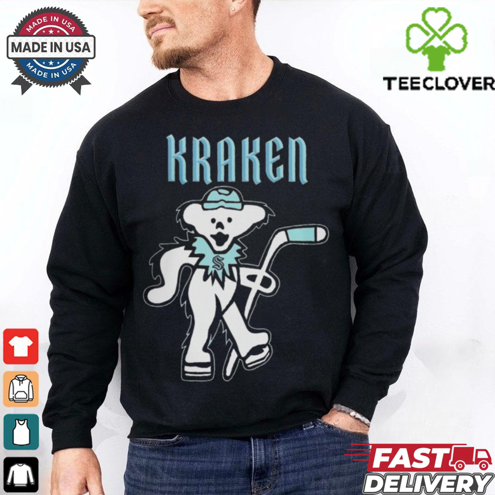 Seattle Kraken Grateful Dead Night Celebrating Dancing Bears 2024 Hockey Shirt Seattle Kraken Grateful Dead Night Celebrating Dancing Bears 2024 Hockey Shirt