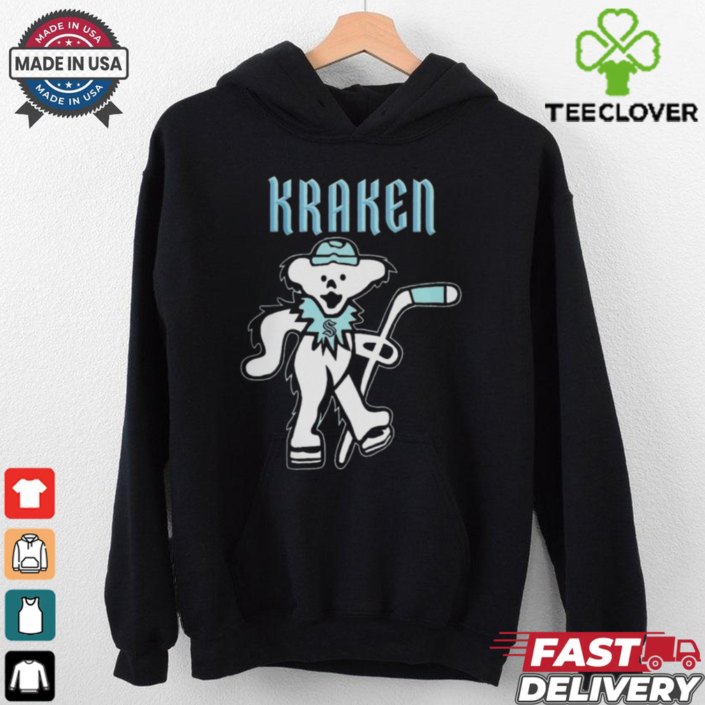 Seattle Kraken Grateful Dead Night Celebrating Dancing Bears 2024 Hockey Shirt Seattle Kraken Grateful Dead Night Celebrating Dancing Bears 2024 Hockey Shirt