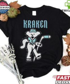 Seattle Kraken Grateful Dead Night Celebrating Dancing Bears 2024 Hockey Shirt