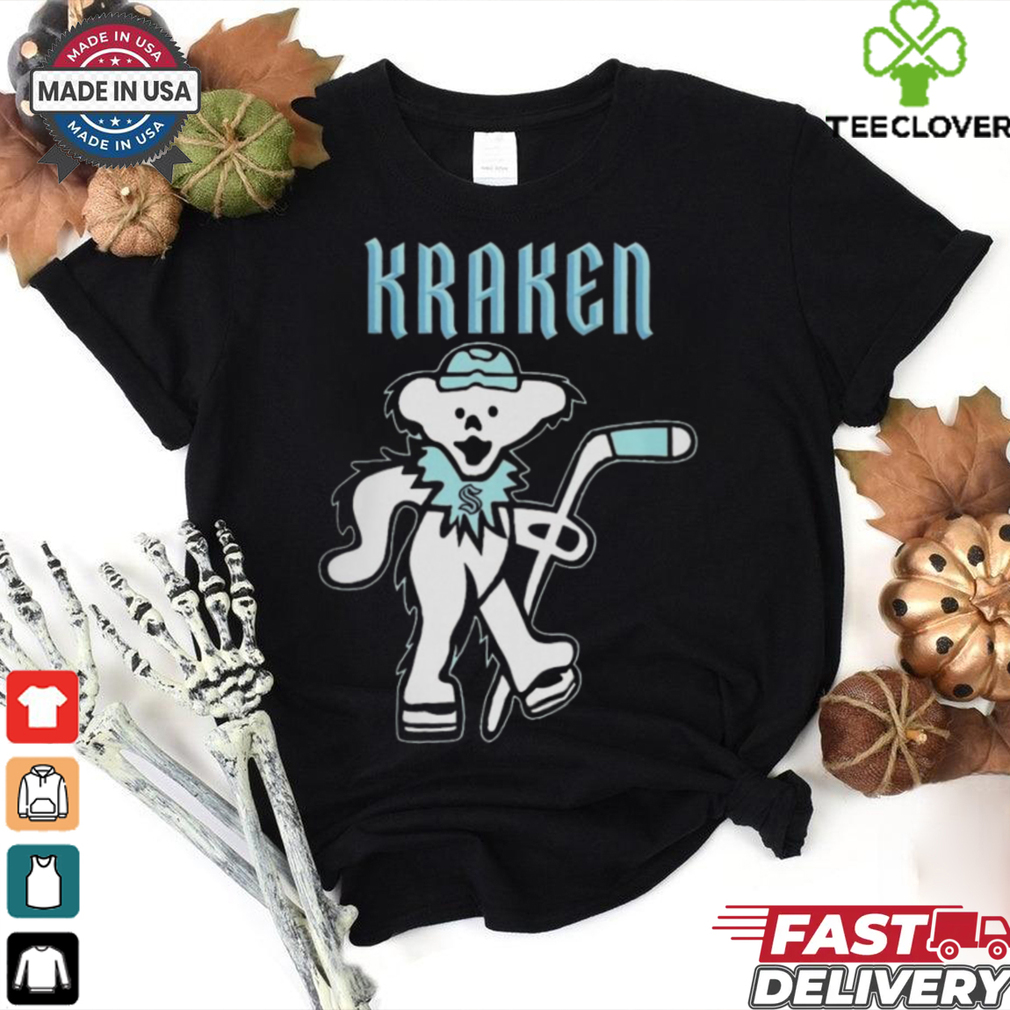 Seattle Kraken Grateful Dead Night Celebrating Dancing Bears 2024 Hockey Shirt Seattle Kraken Grateful Dead Night Celebrating Dancing Bears 2024 Hockey Shirt