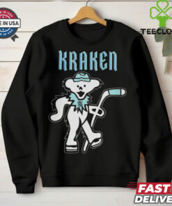 Seattle Kraken Grateful Dead Night Celebrating Dancing Bears 2024 Hockey Shirt