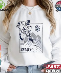 Seattle Kraken Starter Heather Gray Player Grid T Shirt
