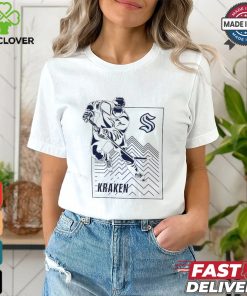 Seattle Kraken Starter Heather Gray Player Grid T Shirt
