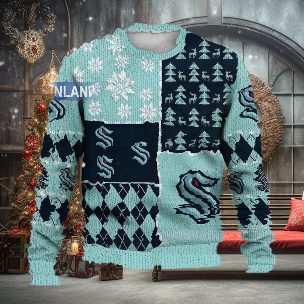 Seattle Kraken Ugly Sweater Christmas Seattle Kraken Ugly Sweater Christmas