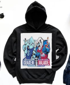 Seattle Kraken Vs Colorado Avalanche 2023 Western Conference Quarter Finals sport shirt 2 Seattle Kraken Vs Colorado Avalanche 2023 Western Conference Quarter Finals sport shirt