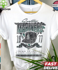 Seattle Mariners 1977 Retro White T Shirt 1 Seattle Mariners 1977 Retro White T Shirt