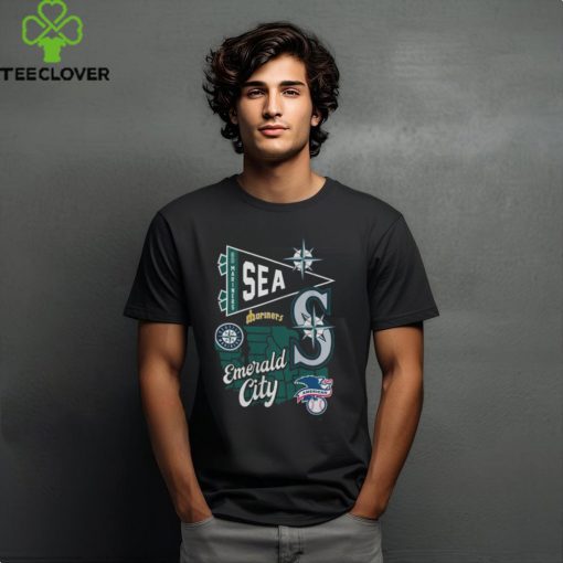 Seattle Mariners Baseball Split Zone T Shirt