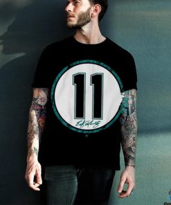 Seattle Mariners Edgar martinez 11 number circle signature shirt